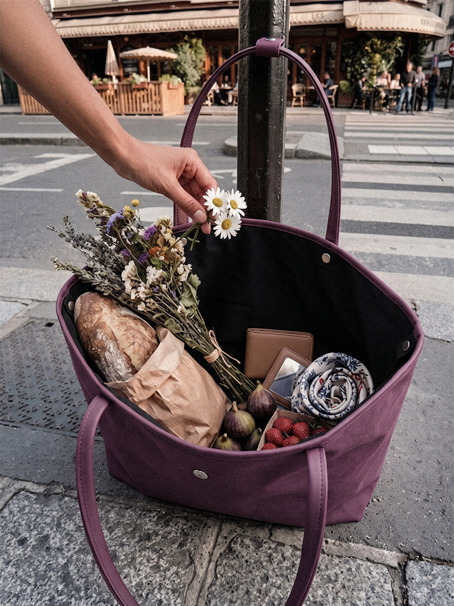 Roomy, simple, and ready for the day.