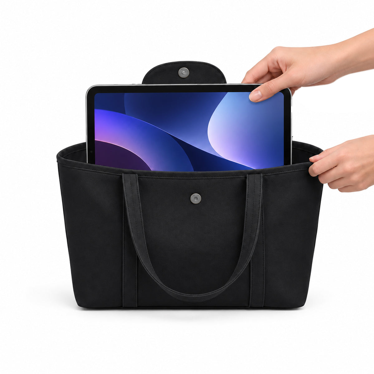 A more compact take on your go-to tote.